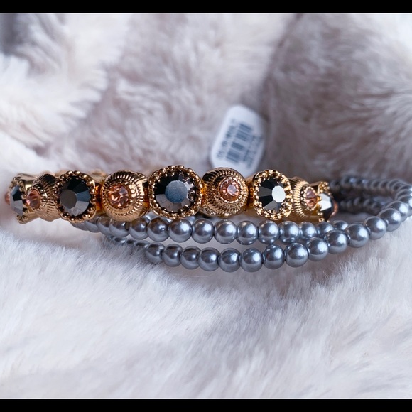 New Rose Gold-tone Bracelet Set - Picture 6 of 7